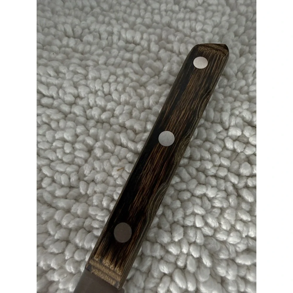 Carriage House Chef Line Steak Knives Set‎ with Wooden Block Washington Forge